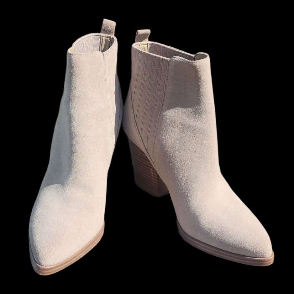 Marc Fisher Women's Grey Suede Ankle Booties